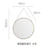 Diseño Geométrico Minimalista de Lujo Ligero Nórdico Espejo Hexagonal de Latón Dorado Espejo de Baño Espejo de Entrada Espejo de Maquillaje