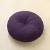 Almofada Tecido Espessado Redonda Japonesa Janela de Canto Soleira de Janela Tatami Chão Meditação Removível Lavável