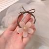 Color Gelatina Linda Niña Flor Goma Elástica para el Cabello de Niña Banda Elástica Alta para Cola de Caballo Diadema Versátil Accesorios para el Cabello