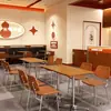 Celebridad de Internet Estilo Mid-Century Cafetería Tienda de Postres de Té con Leche Combinación de Mesa y Silla Restaurante Coreano Barra de Snacks Tablero de Océano Mesa Cuadrada Pequeña