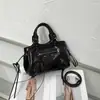 Nova Bolsa de Motocicleta com Rebites 2025, Bolsa Sexy, Bolsa de Ombro de Luxo, Bolsa Transversal para o Dia a Dia, Bolsa de Mão Versátil da Moda para Mulheres