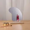 Novo espelho de maquiagem irregular para dormitório estudantil espelho decorativo de mesa para casa espelho em formato portátil atacado