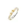 Anillo de Cobre Blanco y Wukong Mítico Negro para Hombre Anillo Abierto Nicho Lujo Accesible Índice de Gama Alta Anillo Regalo para Novio