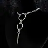 Comercio Exterior Transfronterizo Cadena de Acero Inoxidable Puntiaguda Eslabones Gruesos Collar Estilo Gótico Joyería Venta Directa de Fábrica