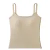 Top regata de algodão puro plus size, modelagem solta, com bojos embutidos, cor lisa, adequado para usar como peça íntima ou externa, não precisa usar sutiã