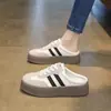 Meias Pantufas Fechadas com Solado Grosso para Mulheres, Nova Tendência Primavera 2025, Pantufas Meia Deslizantes Estilo Alemão para Uso Externo