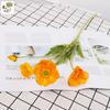 Arreglo Floral Decorativo de Amapola Simulada Estilo Pastoral Flor de Amapola Muebles para el Hogar Fresco Pequeño Boda Amapola Simulada