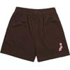 Pantalones Cortos de Marca Europeos y Americanos de Moda para Verano Fitness, Correr, Deportes, Malla de Playa Transpirable de Secado Rápido Bordados