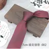 Nueva Moda Coreana Corbata de Rayas Diagonales para Hombre Poliéster Hilo de Seda Teñido en Hilo Jacquard Atada a Mano Corbata de 7 cm en Stock Venta al por Mayor