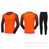 Traje de goleiro de futebol adulto crianças manga longa almofada de esponja jogo treino traje de goleiro Camisa atacado