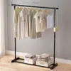 Perchero de Pie para Dormitorio, Perchero Simple, Colgador de Ropa, Estante de Almacenamiento Interior, Barra para Secar Ropa