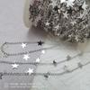 Acessórios DIY Colar de Corrente de Cobre Feito à Mão Estrela de Cinco Pontas com Preservação de Cor Grampo de Cabelo Material para Roupa Atacado Corrente de Metal