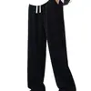 Pantalones casuales rectos, de corte holgado, nuevos para otoño/invierno, de pana ancha, forrados de felpa y engrosados, atléticos, largos, al por mayor
