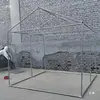 Cabaña de Actividades Estructura de Tubo de Acero Estantería para Cabaña Estantería para Habitación de Sol Estructura de Tubo Galvanizado Estantería de Tubo de Acero Marquesina para Coche Cobertizo de Garaje