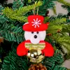 Colgante de Campana de Regalo de Navidad Suministros para Decoración de Árbol de Navidad Muñeco de Papá Noel Muñeco de Muñeco de Nieve Ciervo Colgante de Campana