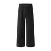 Ropa de Hombre Feng She / Novedad Primavera y Otoño Pantalones Casuales para Hombre Mezcla de Lana Cintura Elástica Pierna Recta Pantalones Largos Corte Ajustado Pantalones de Traje para Hombre