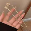 Grampo de Cabelo U-Shaped de Pérola de Alta Qualidade para Mulheres, Novo Ferramenta de Penteado Estilo Chinês, Grampo de Cabelo para Parte de Trás da Cabeça, Novo Acessório de Cabelo Grampo de Cabelo 2025