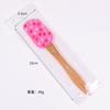 Espátula de Silicona para Hornear en Casa, Forma de Corazón para el Día de San Valentín, Resistente a Altas Temperaturas, Raspador de Pasteles, Herramientas para Hornear Festivas en Stock