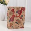 Bolsa de papel Kraft portátil de moda para ropa, joyería, lápiz labial, perfume, regalo pequeño de cumpleaños, festivo, mascarilla, bolsa de embalaje para regalo