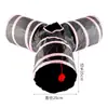 Túnel para Gato Transfronteiriço Novo Produto Canal Arco-Íris para Gato Balde Interativo para Furar Brinquedo Dobrável para Gato