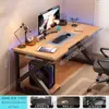 Escritorio de Computadora, Escritorio para Juegos de Escritorio en Casa y Silla, Escritorio Sencillo para Dormitorio, Banco de Trabajo, Escritorio de Estudio, Escritorio de Estudio para Estudiantes, Escritorio de Oficina