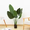 Árvore de simulação planta bonsai planta em vaso shopping center escritório sala de estar decoração flor flor artificial planta verde banana de viajante atacado