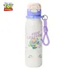 Taza Isotérmica Disney de Acero Inoxidable 304 para Niños con Popote, Taza de Agua de Dibujos Animados de Alto Valor, Portátil, Doble Uso, Taza Isotérmica