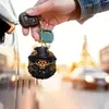 Decoração Acrílica Transfronteiriça de Halloween Novo Produto Arranjo: Abóbora Assustadora Criativa 2025 Enfeite para Retrovisor de Carro