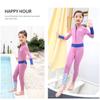 Traje de Neopreno para Niños Sabolay 2mm de una Pieza Manga Larga Traje de Baño Acolchado a Prueba de Frío y Cálido Traje de Baño para Niños Personalización