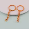 Cadena Esmaltada Pintada de Colores Cierre de Langosta DIY Llavero de Muñeca de Cuentas Hecho a Mano Accesorios Materiales Piezas Pequeñas