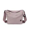 Bolsa Satchel Verão 2025 Ultraleve Tecido de Nylon Bolsa Transversal Bolsa de Ombro Versátil Bolsa Quadrada Plissada Moda Feminina Estilo Coreano