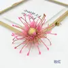 Flores Artificiales Plástico Aguja-Aguja Crisantemo Transfronterizo Más Vendido Caja de Flores Corona de Navidad Arreglo Floral Sombrero de Doctor Decoración DIY Crisantemo Pinza de Cangrejo