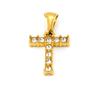 Joyería de Colgante con Alfabeto de 26 Letras de Moda Europea y Americana Transfronteriza con Incrustaciones de Circonita Blanca, Estilo de Nicho, Venta al por Mayor