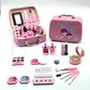 Amazon Transfronterizo Más Vendido Juguetes para Niñas Nuevos Bolsa de Maquillaje de Sirena Esmalte de Uñas Lápiz Labial Bolso de Mano
