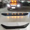 Adequado para Ford Ranger T7/T8, protetor de cascalho com luz LE, protetor de capô e cobertura anti-insetos