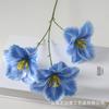 Flor de simulación 3 cabezas tulipán abierto impresión 3D tela mate boda hogar arreglos florales adornos accesorios para fotos