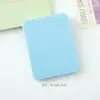 Espejo Portátil Personalizado Color Macarrón, Mini Espejo Plegable y Set de Peine, Espejo de Maquillaje Girly para Viajes y Exteriores