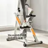 Máquina plegable para subir escaleras, equipo de fitness para el hogar, step quema-grasa, silenciosa, inclinación ajustable, entrenamiento de cuerpo completo, amigable con las rodillas