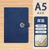 Caderno com Logo Impresso, Livro de Registros de Couro Macio para Escritório, Conjunto em Caixa de Presente, Caderno de Aparência Sofisticada com Fecho Magnético