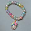 Collar Anillo Arete Pulsera Kuromi Traje Joyería Linda Infantil Lote de Accesorios de Joyería para Niña