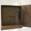 Set de Regalo de Cuaderno A5 para Negocios con Bolígrafo, Bloc de Notas de Oficina, Personalizable con Logo, Regalo para Reuniones Corporativas