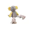 Brinquedo de corda de algodão para animais de estimação, estilo desenho animado de rato, com padrão de abacaxi, pelúcia, brinquedo durável para cães, para filhotes roerem, aliviar o tédio e como companhia