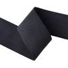 Faixa Elástica de Tricô Preta e Branca para Cintura de Bebê, Faixa de Ajuste para Touca de Peruca, Faixa Elástica de Crochê em Nylon com Alta Elasticidade