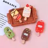Juguete de Helado de Nuez de Dibujos Animados Accesorios de Joyería DIY Creativos Hechos a Mano Pegamento de Crema Resina Accesorios Pequeños Material para Pasadores
