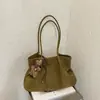 Bolso Tote Grande de Capacidad Vintage Chic Ruien 2026 Nuevo Estilo Otoño Tejido Textura Casual Bolso de Hombro Único