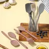Espátula de silicona de una pieza, esparcidor de mantequilla, cuchillo para mezclar crema, brocha para aceite, brocha para barbacoa, espátula para hornear, juego de cuatro piezas