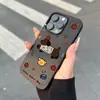 Camisa a Rayas Perro Salchicha Adecuado para Funda de Teléfono Móvil Jelly iPhone 16 15 14Pro Apple 13/12 Silicona XS Dibujos Animados