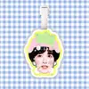 Etiqueta de equipaje nueva de He Junlin Colgante para mochila Decoración Etiqueta colgante Ventilador Mercancía Mismo estilo de Tiktok