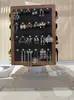 Suporte de Exibição de Joias para Celebridades da Internet para Transmissão ao Vivo, Suporte de Exibição Giratório Automático Manual e Elétrico para Brincos e Pingentes de Orelha, Acrílico 1