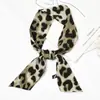 [Fita Curta de Leopardo] Chic Coreano Pequena Fita Lenço Decorativo Casual Gravata Alça de Bolsa Lenço Lenço Feminino
